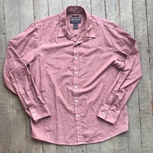 American Rag Men’s Red White and Blue Plaid Button up Long-sleeved Men’s  XL